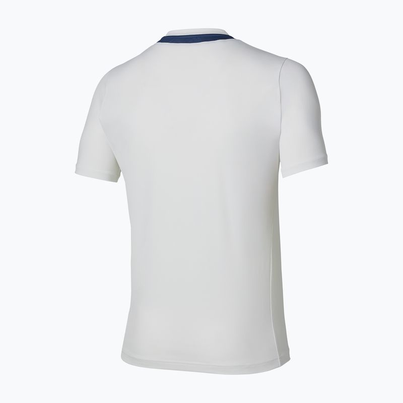 Pánské tenisové tričko Mizuno Tennis Core Short Sleeve Tee white/insignia blue 2