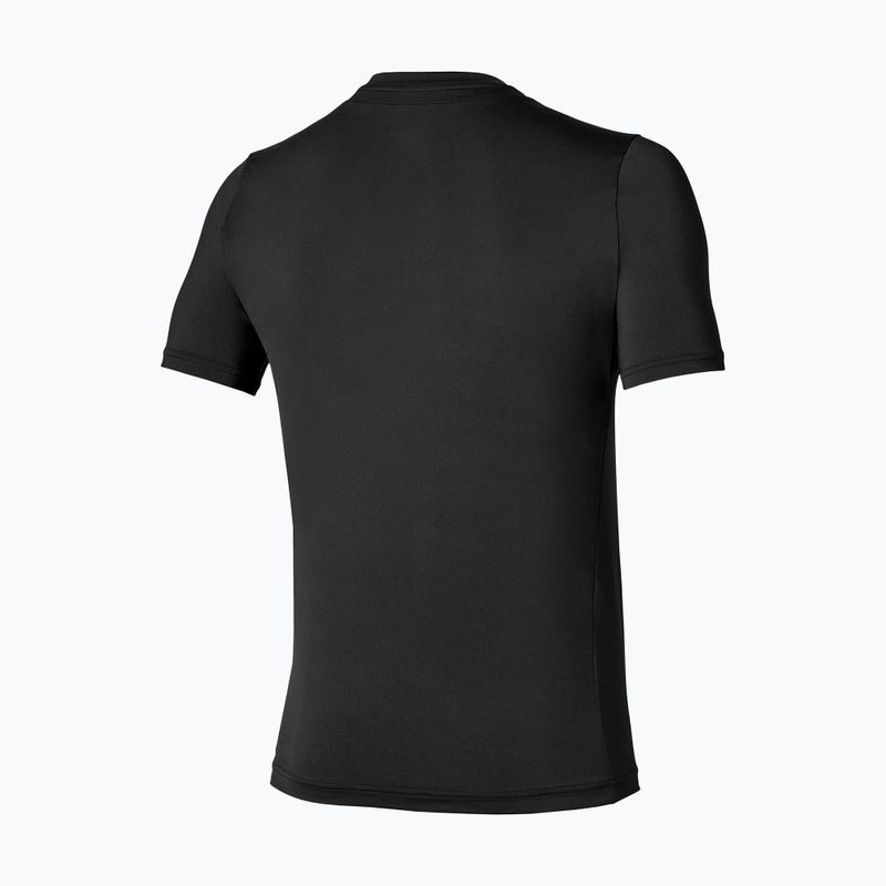 Pánské tenisové tričko Mizuno Tennis Core Short Sleeve Tee black/black 2