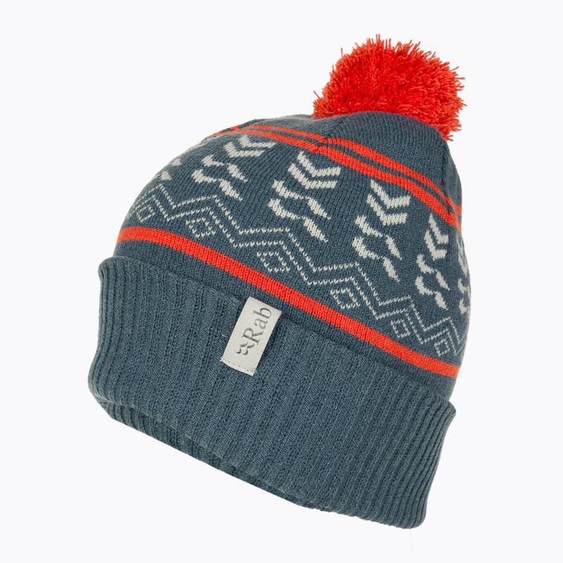Zimní čepice Rab Khroma Bobble orion blue/red grapefruit 3