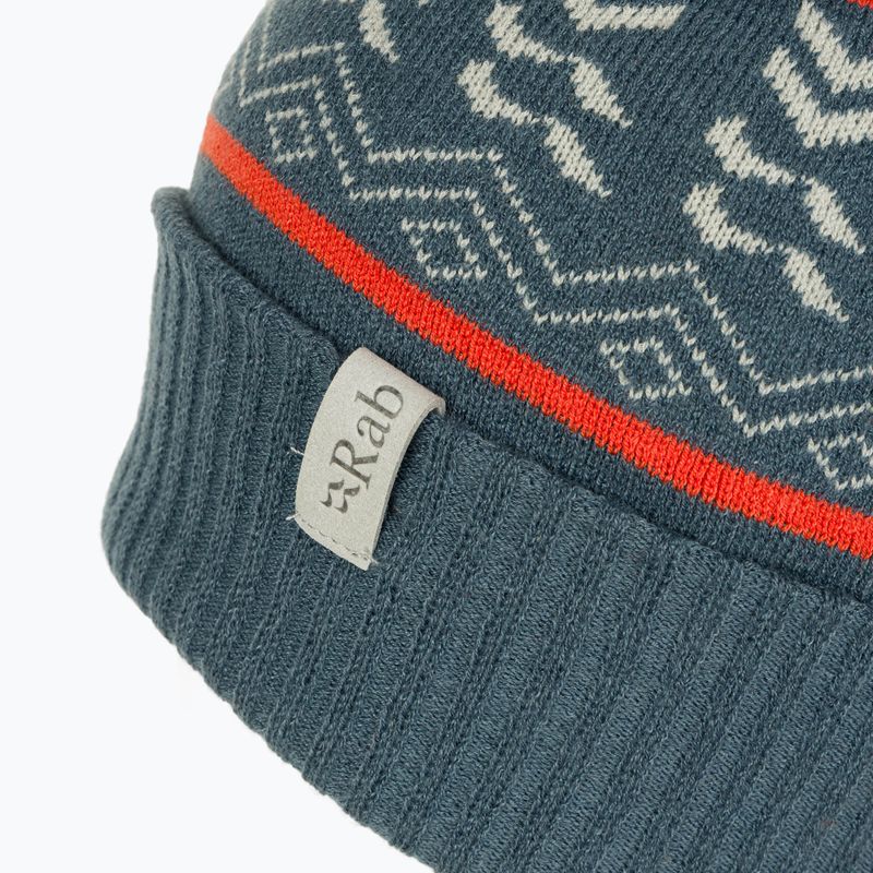 Zimní čepice Rab Khroma Bobble orion blue/red grapefruit 4