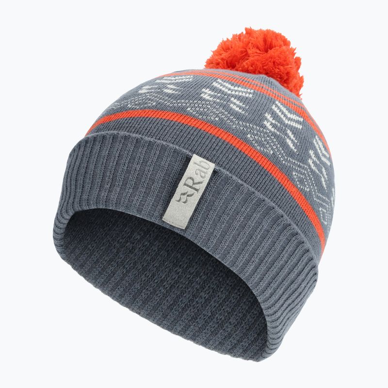 Zimní čepice Rab Khroma Bobble orion blue/red grapefruit 6
