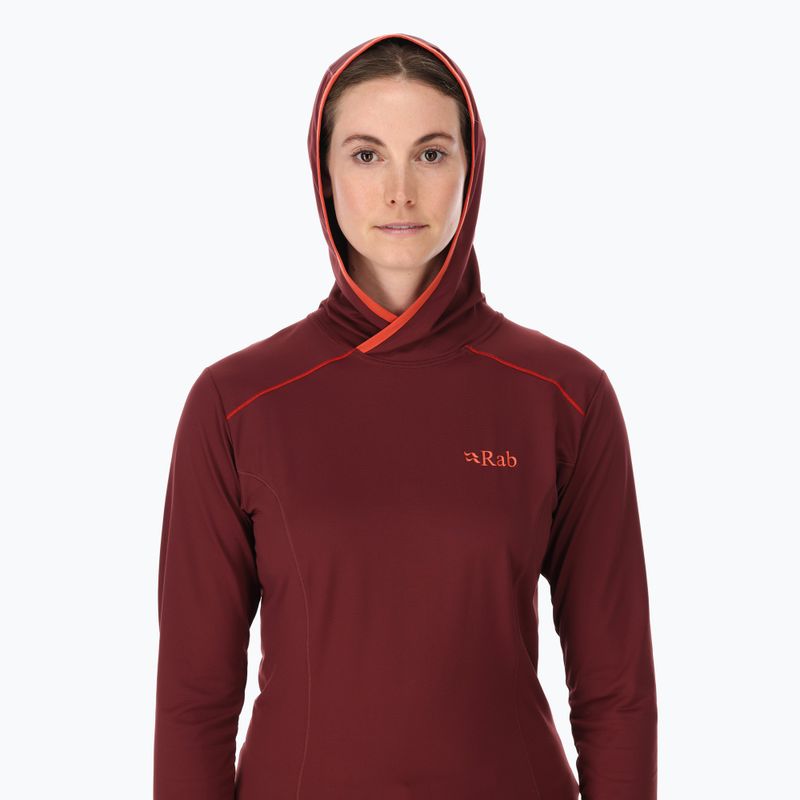 Dámská trekingová bunda Rab Force Hoody deep heather 3
