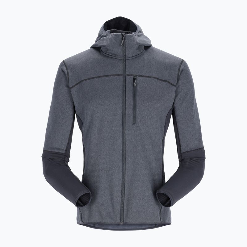 Pánská trekingová bunda Rab Ascendor Hoody šedá QFF-42 5
