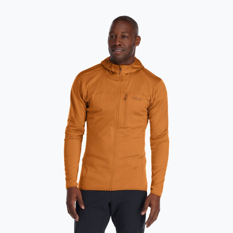 Pánská trekingová bunda Rab Ascendor Hoody orange QFF-42