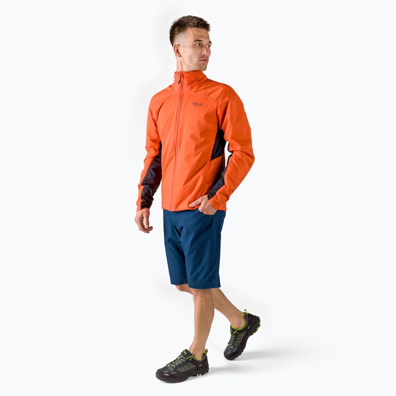Pánská péřová bunda Rab Xenair Light oranžová QIO-98-FCR-SML 2