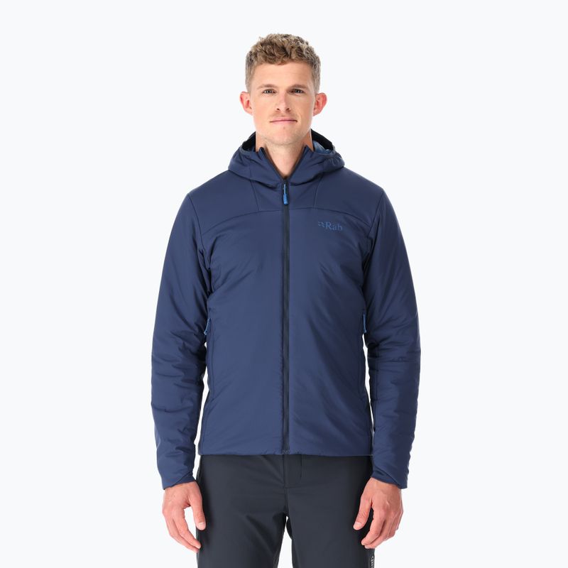 Pánská péřová bunda Rab Xenair Alpine Light navy blue QIP-01
