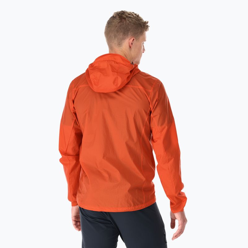 Pánská větrovka Rab Vital Hoody firecracker 2