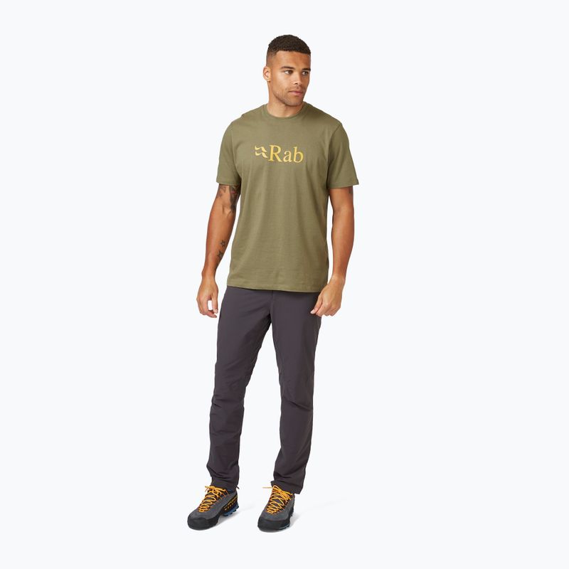 Pánské tričko Rab Stance Logo light khaki 2