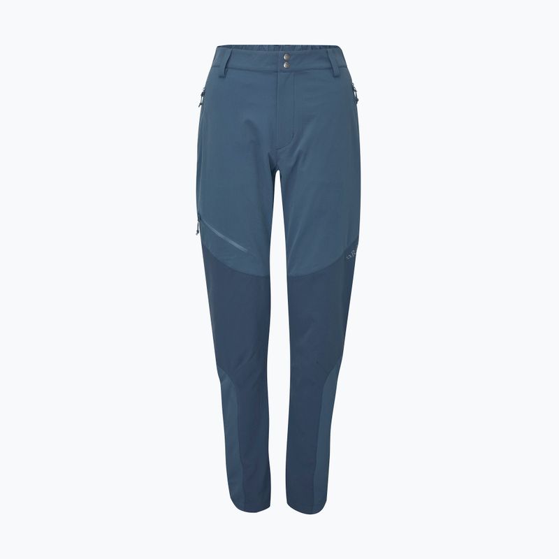 Dámské softshellové kalhoty Rab Torque Mountain orion blue/blue night 8
