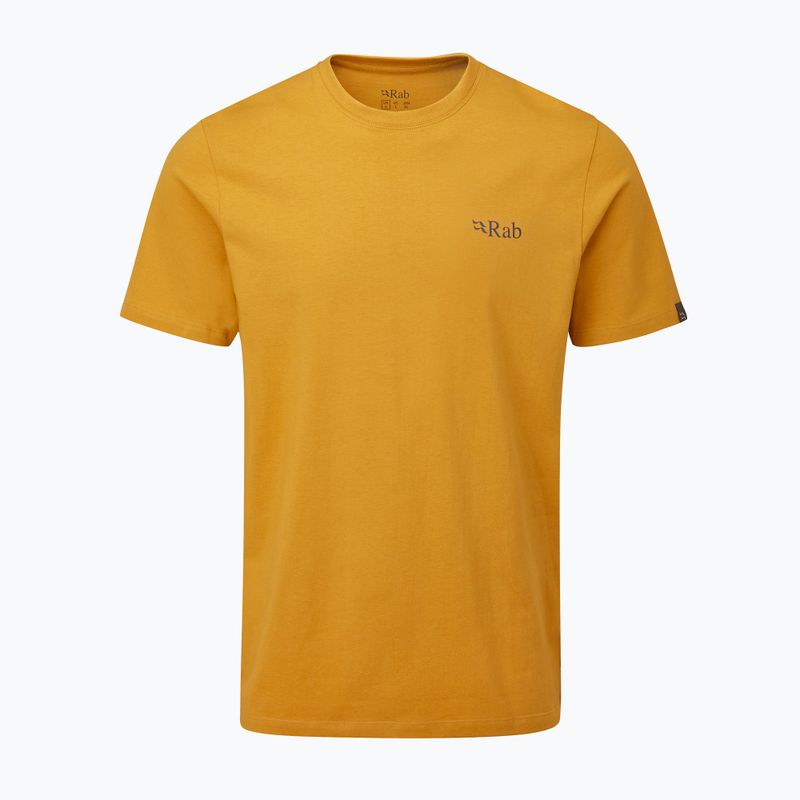 Pánské trekové tričko Rab Stance Mountain Peak sahara QCB-66 4