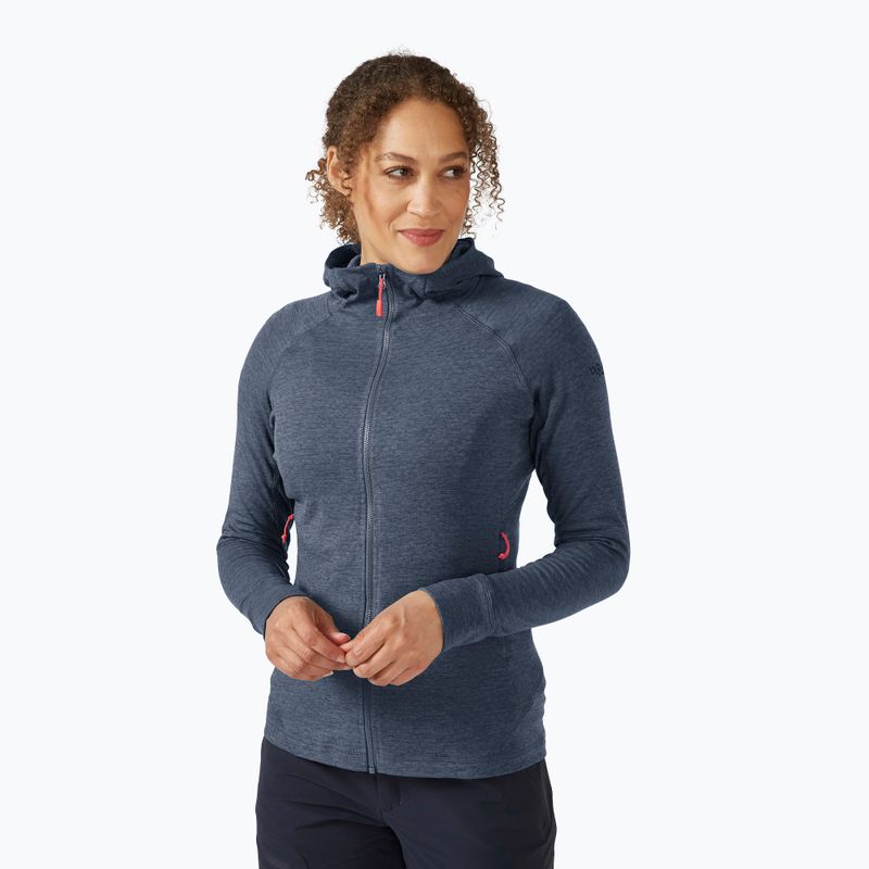 Dámská cyklistická mikina Rab Nexus Hoody šedá QFF-71