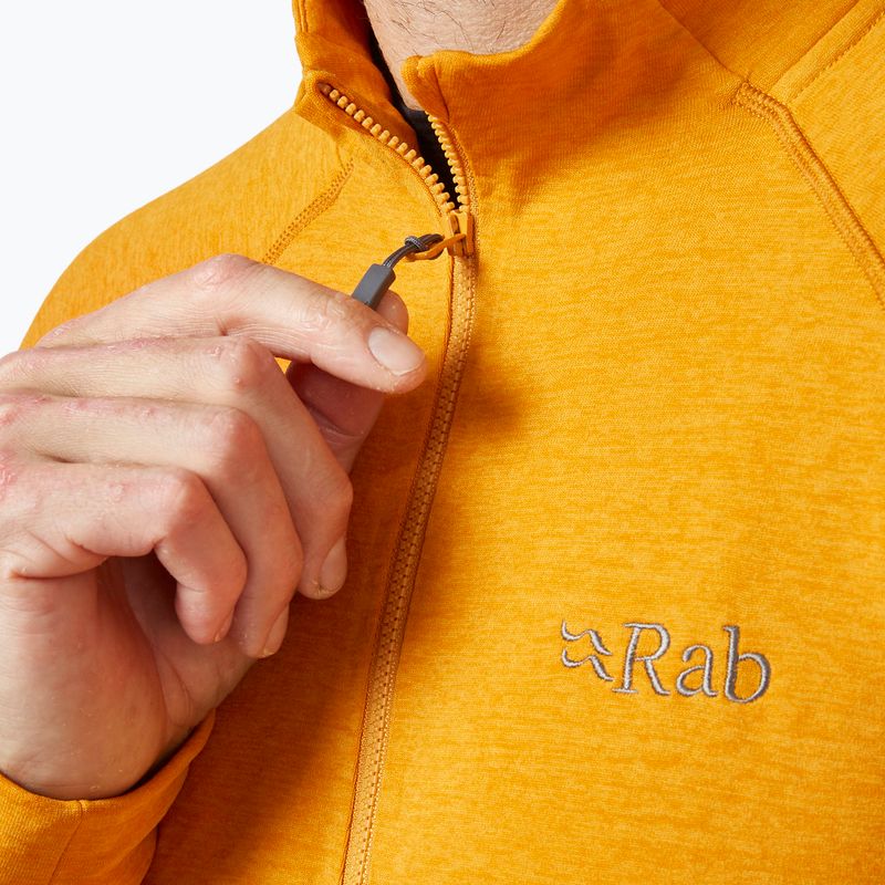 Pánská trekingová mikina Rab Nexus marmalade 4