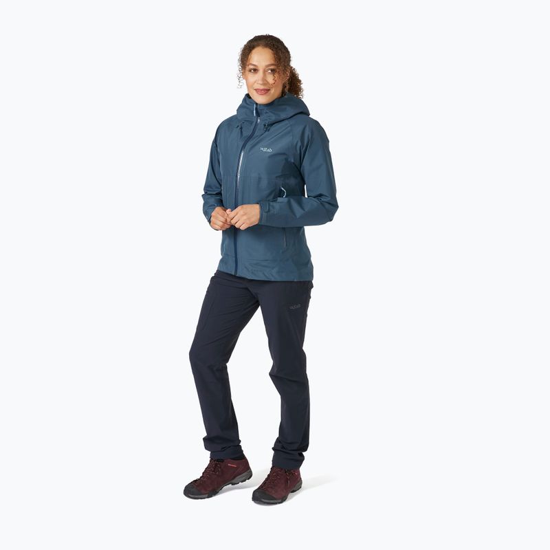 Dámská nepromokavá bunda Rab Namche Paclite modrý QWH-60 3