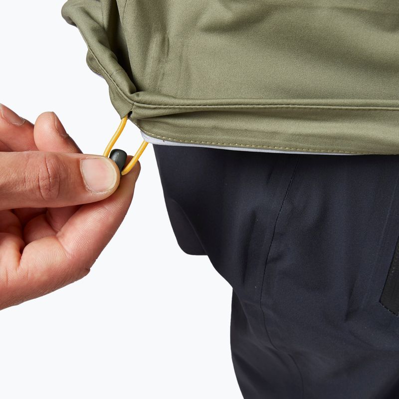 Pánská nepromokavá bunda Rab Kinetic 2.0 khaki QWG-74 6