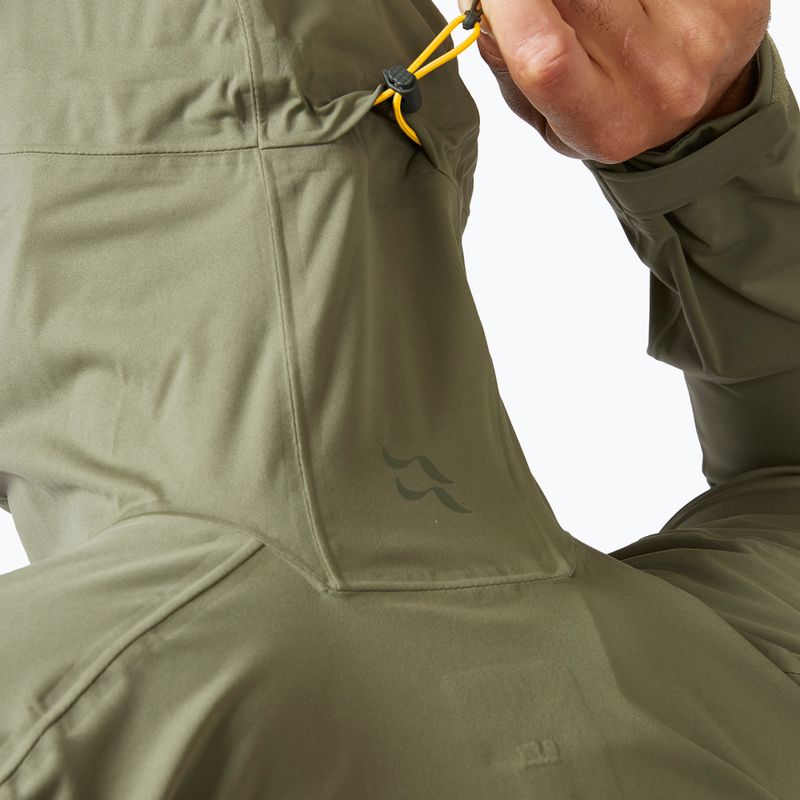 Pánská nepromokavá bunda Rab Kinetic 2.0 khaki QWG-74 7