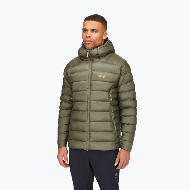 Pánská péřová bunda Rab Electron Pro light khaki 2