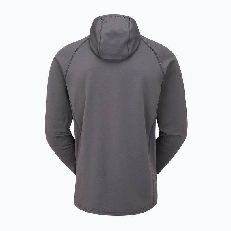Pánská mikina Rab Superflux Hoody graphene/firecracker 10
