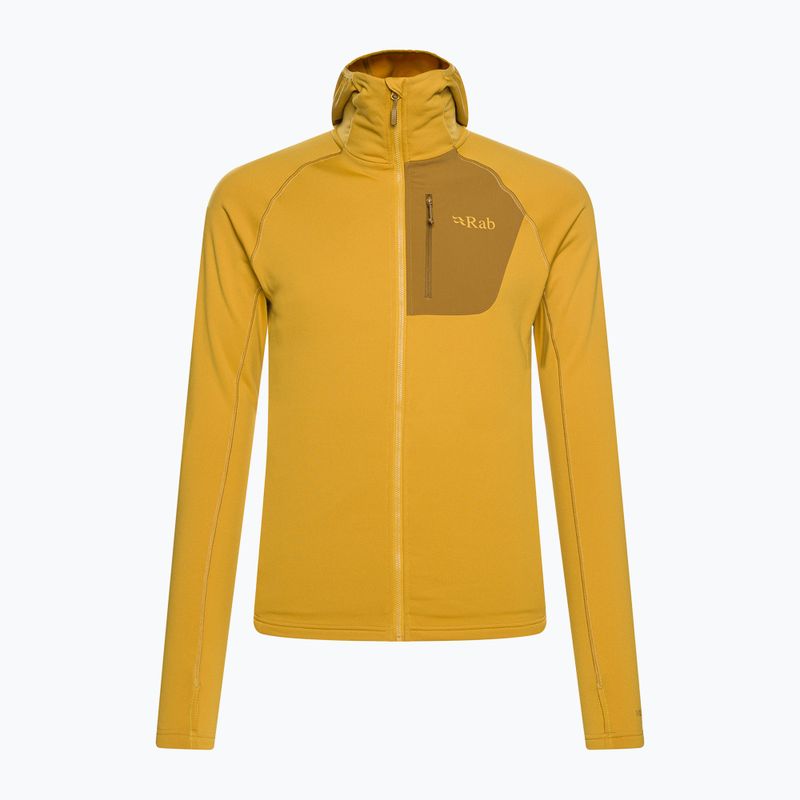 Pánská trekingová mikina Rab Superflux Hoody sahara 2