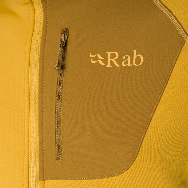 Pánská trekingová mikina Rab Superflux Hoody sahara 4