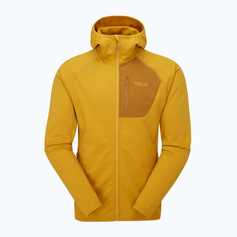 Pánská trekingová mikina Rab Superflux Hoody sahara 6