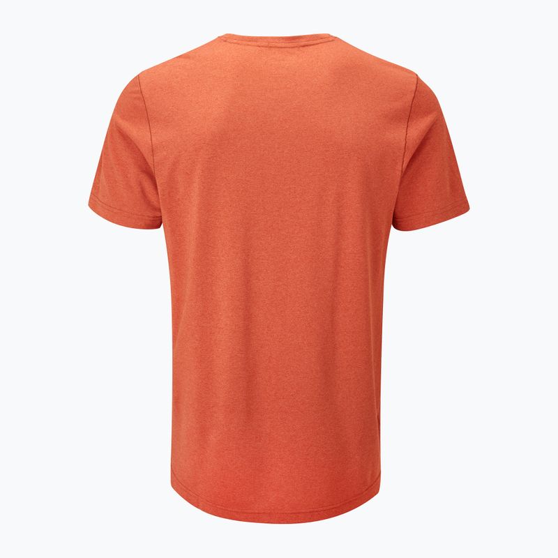 Pánské tričko Rab Mantle Mountain Tee red clay 6