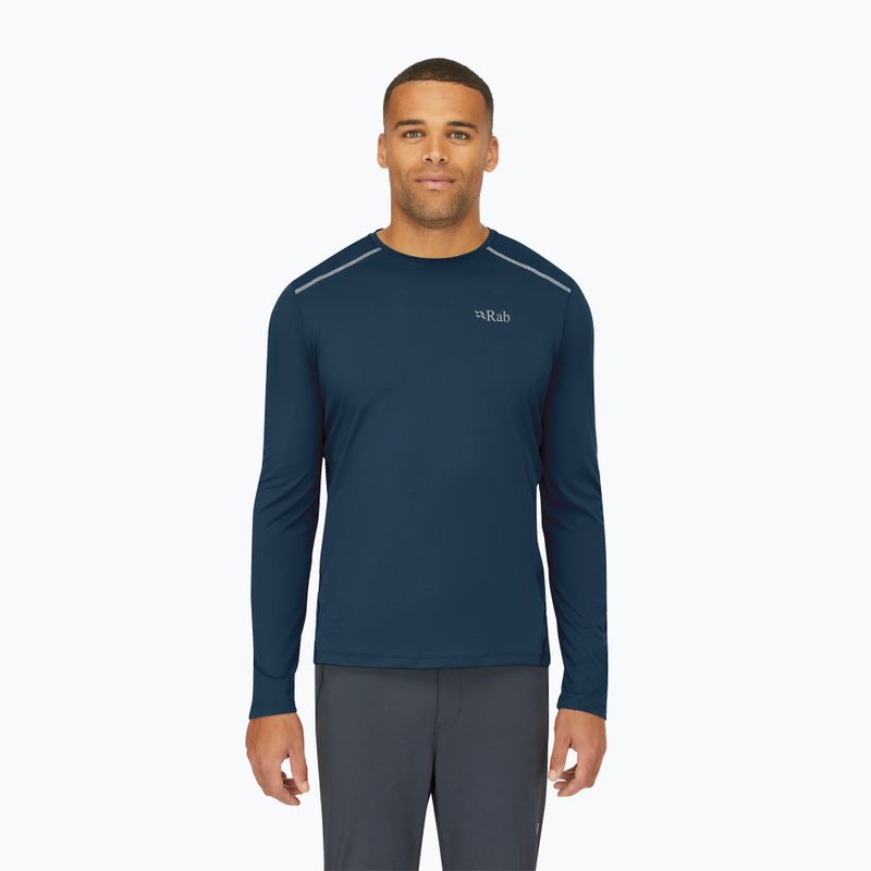 Pánské tričko longsleeve   Rab Force tempest Longsleeve blue