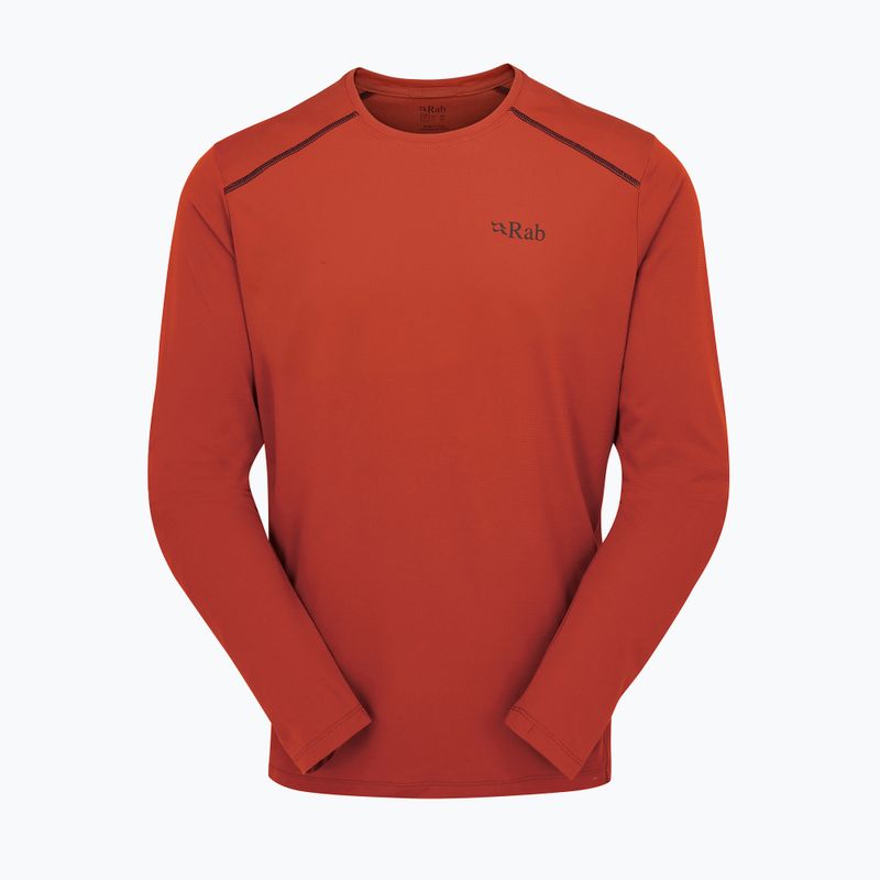 Pánské tričko longsleeve  Rab Force tuscan Longsleeve red 2