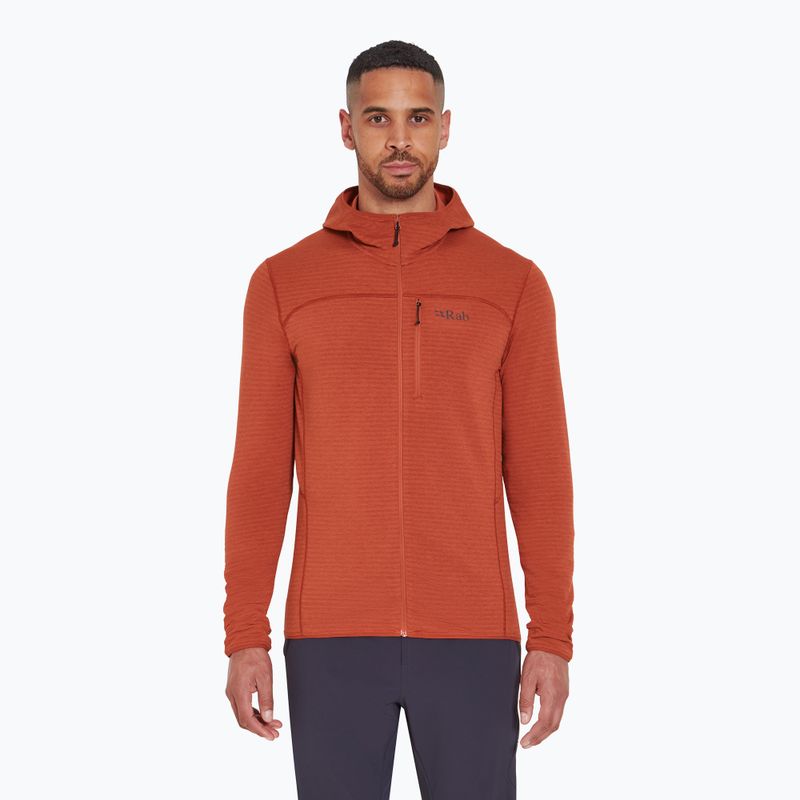 Pánská mikina Rab Ascendor Light Hoody tuscan red