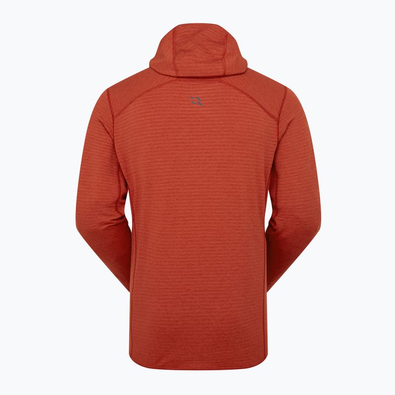 Pánská mikina Rab Ascendor Light Hoody tuscan red 5