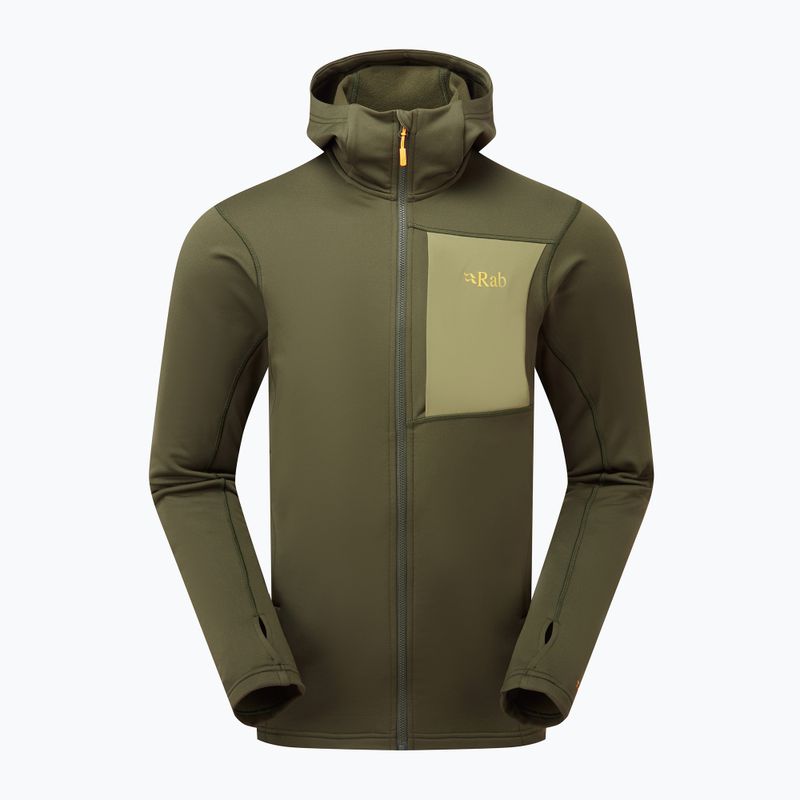Pánská mikina Rab Superflux Hoody army QFG-13 4