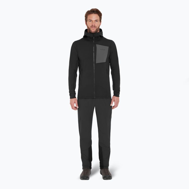 Pánská mikina Rab Superflux Hoody black QFG-13-BLK 2