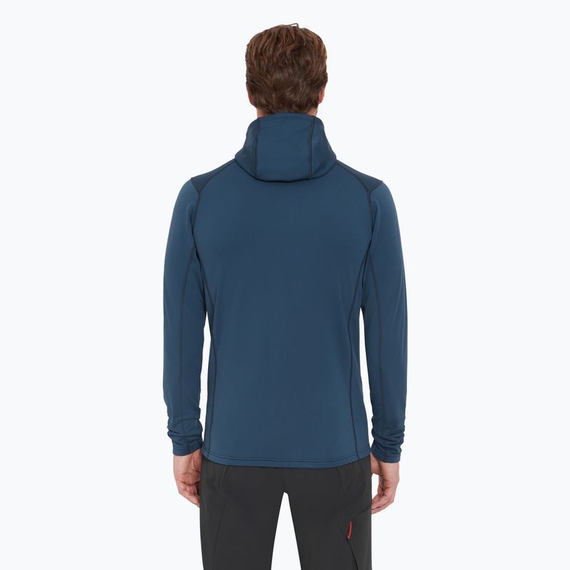 Pánská trekingová mikina  Rab Superflux Hoody tempest blue 2