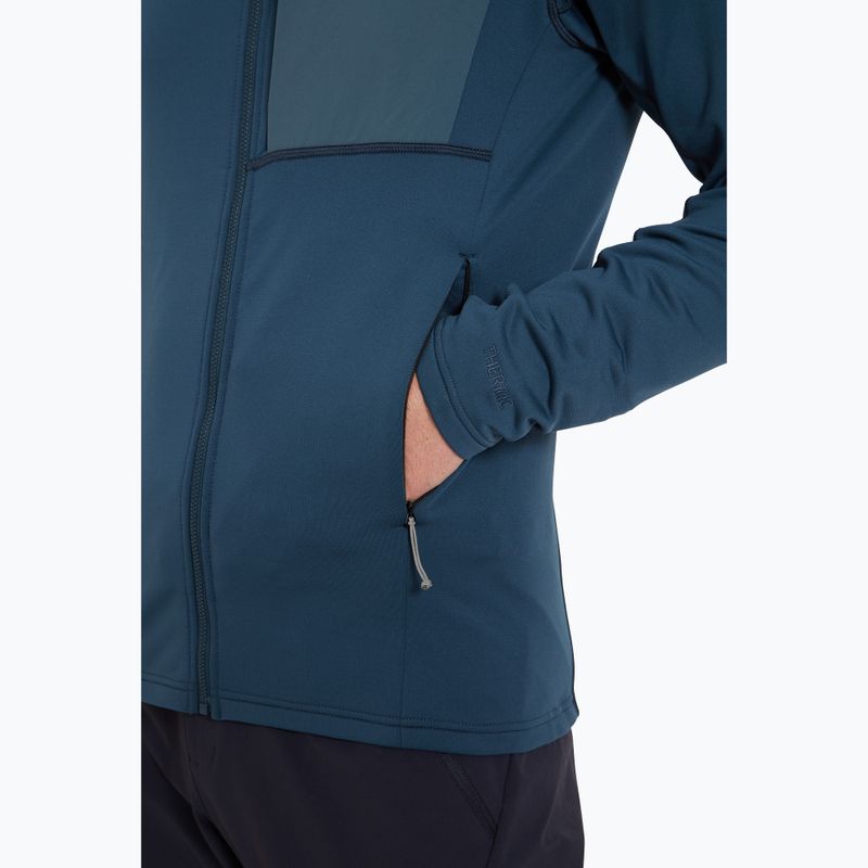Pánská trekingová mikina  Rab Superflux Hoody tempest blue 7