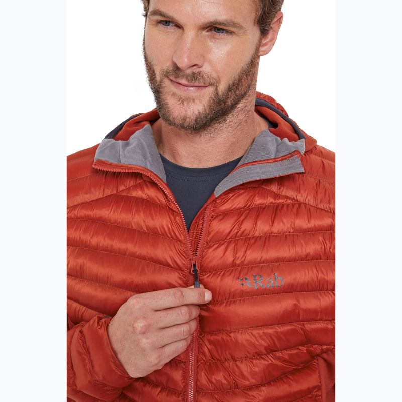 Pánská bunda  Rab Cirrus Flex Hoody tuscan red 5