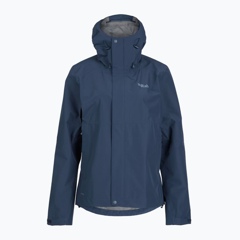 Dámská bunda do deště Rab Downpour tempest blue