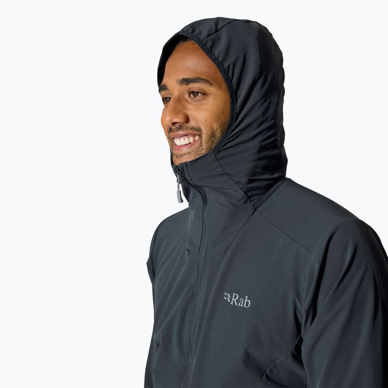 Pánská softshellová bunda Rab Borealis Hoody beluga 4