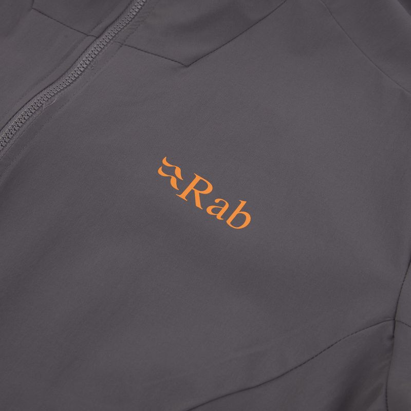 Pánská softshellová bunda Rab Borealis Hoody graphene 3