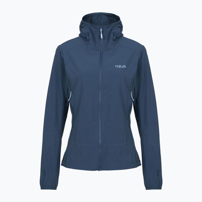 Dámská softshellová bunda Rab Borealis Hoody tempest blue