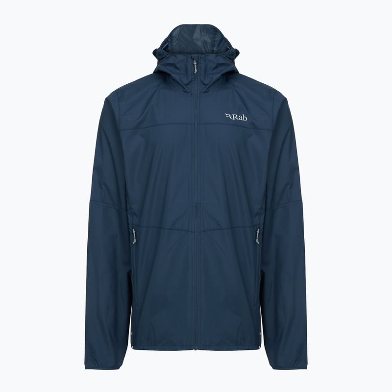 Pánská větrovka Rab Windgather Hoody tempest blue