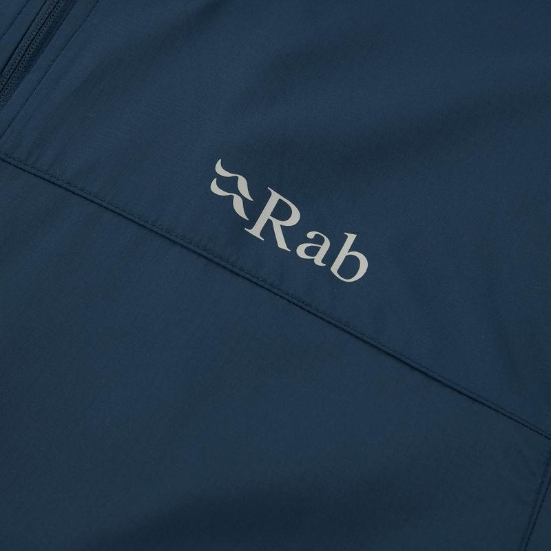 Pánská větrovka Rab Windgather Hoody tempest blue 3
