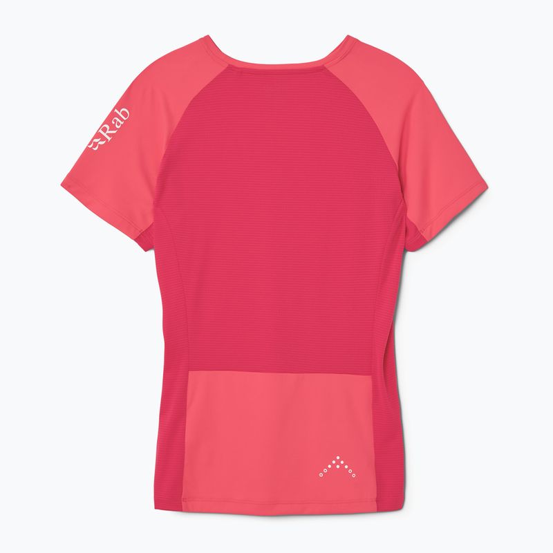 Dámské tričko Rab Trail Tee hibiscus/watermelon 2