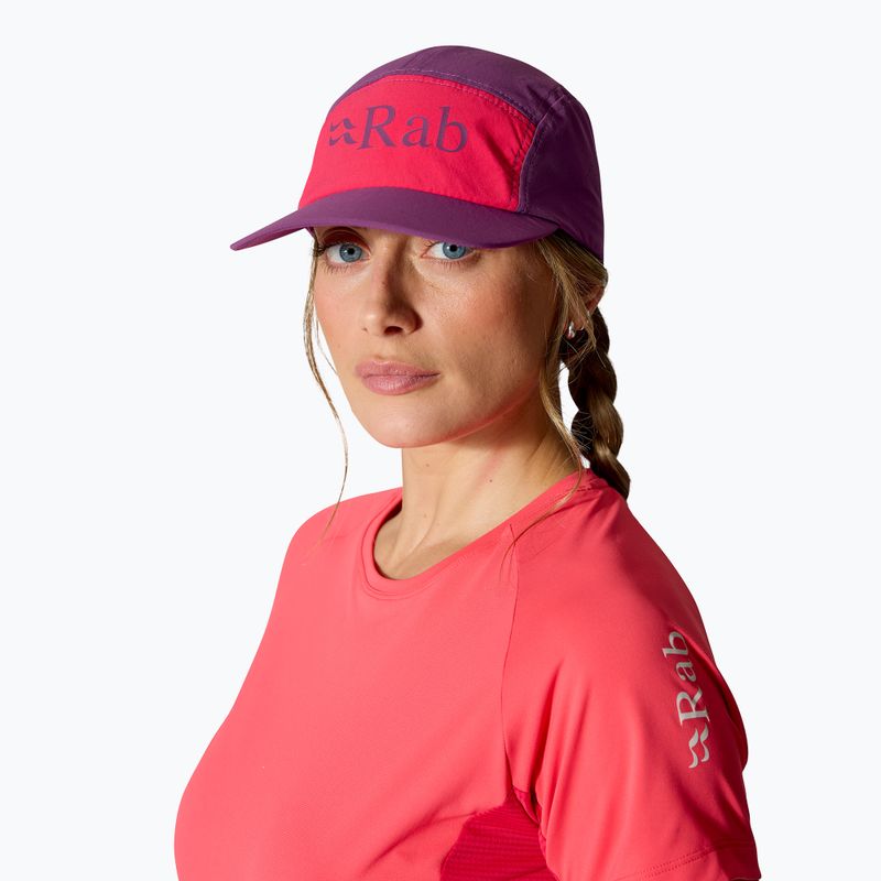 Kšiltovka Rab Talus 5 Panel plum/watermelon 2