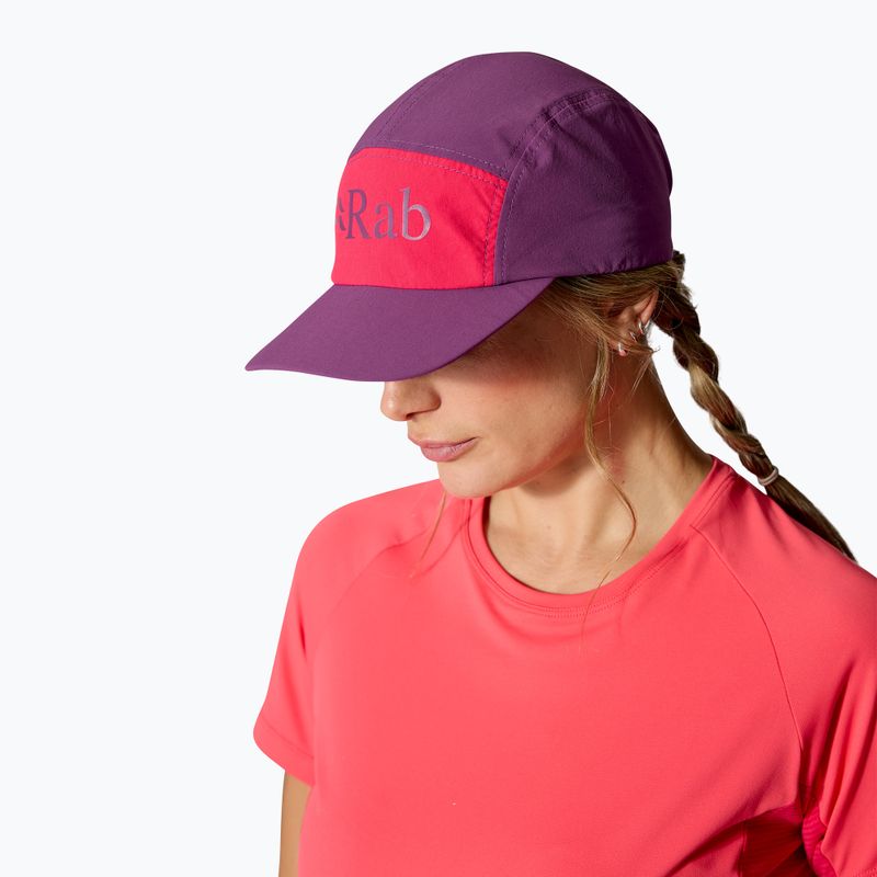 Kšiltovka Rab Talus 5 Panel plum/watermelon 4
