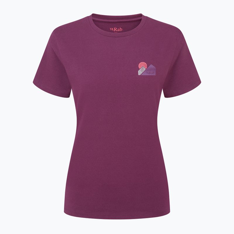 Dámské tričko Rab Tuku Vista Tee mulberry