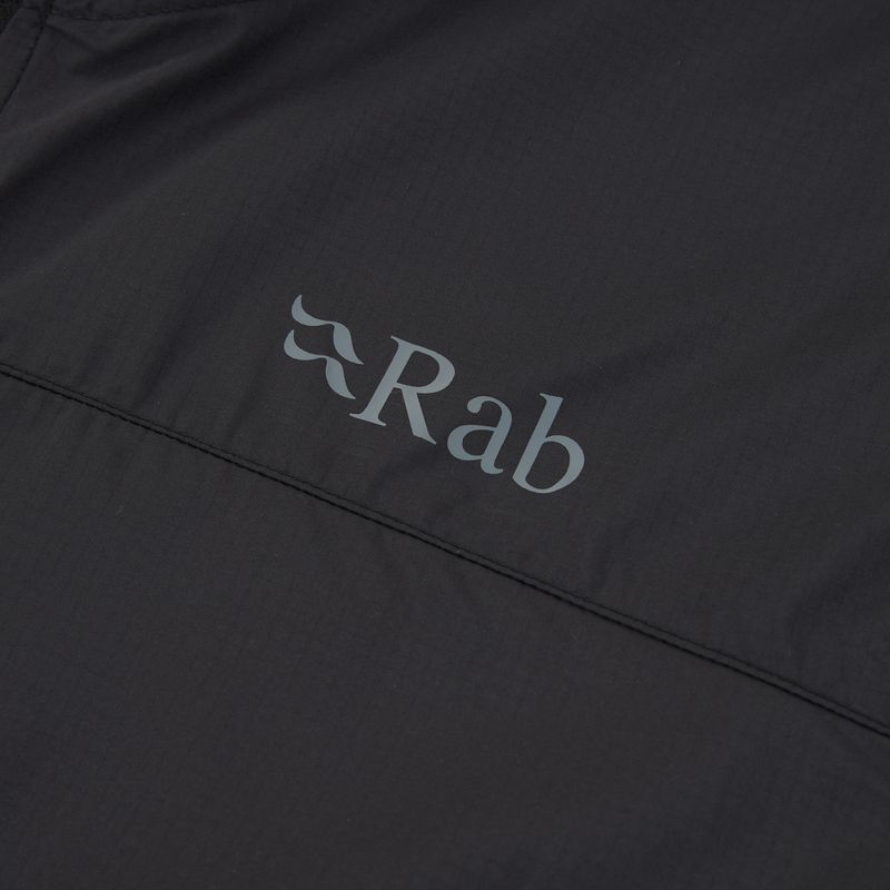 Pánská větrovka Rab Windgather Hoody black 3