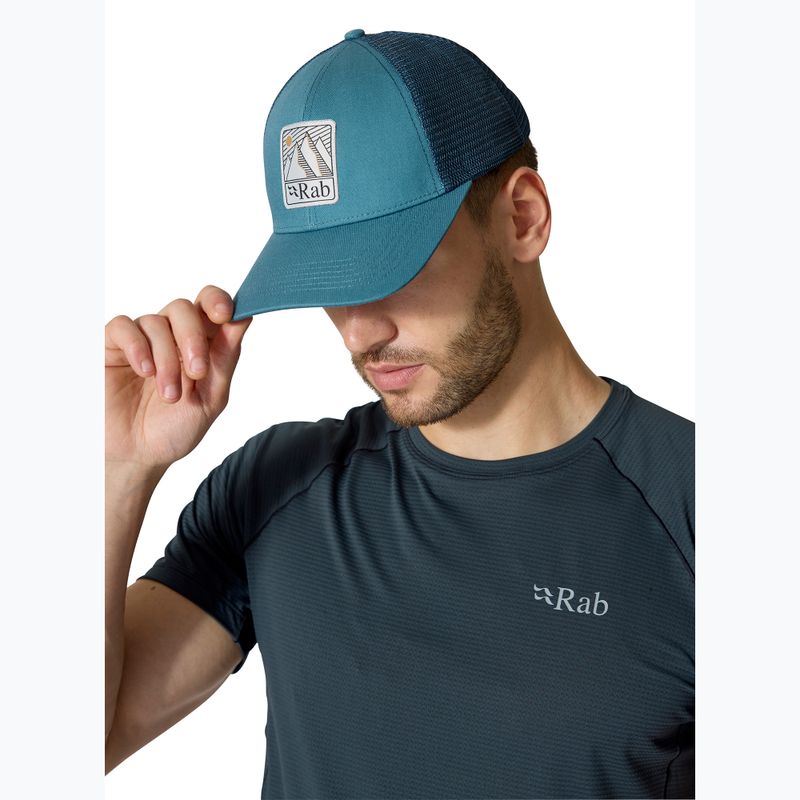 Kšiltovka Rab Dihedral Badge orion blue 4
