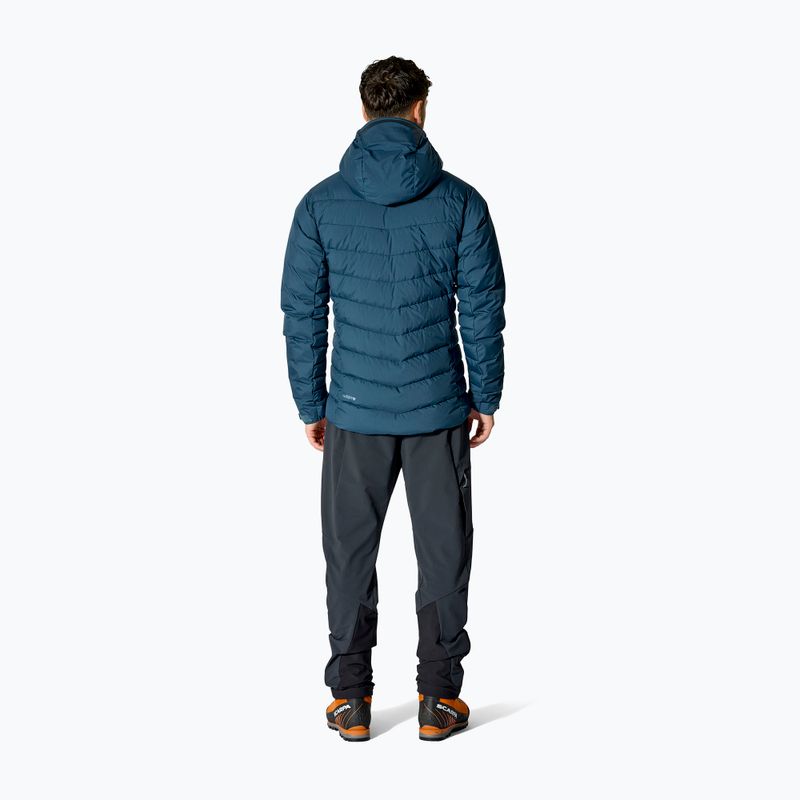 Pánská péřová bunda Rab Infinity Windstopper Hoody tempest blue 3