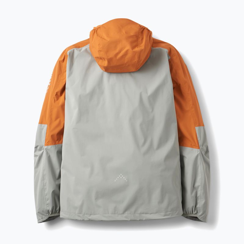 Pánská nepromokavá bunda Rab Downpour Trail Light dark melba/light zinc 2