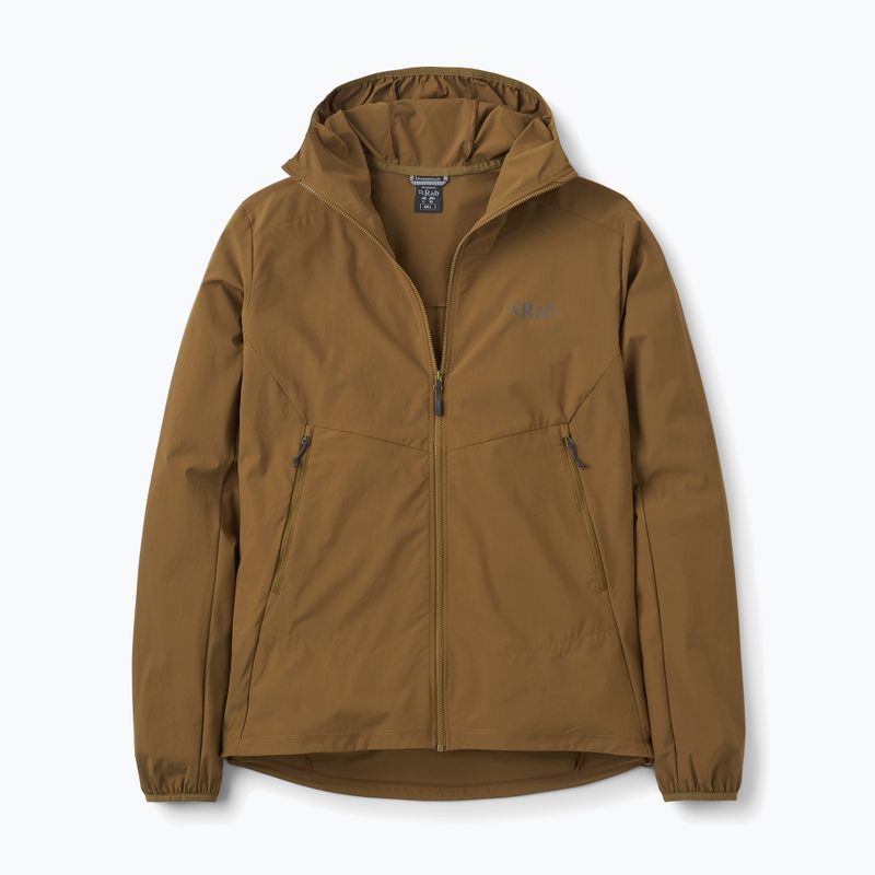 Pánská softshellová bunda Rab Borealis Hoody oak