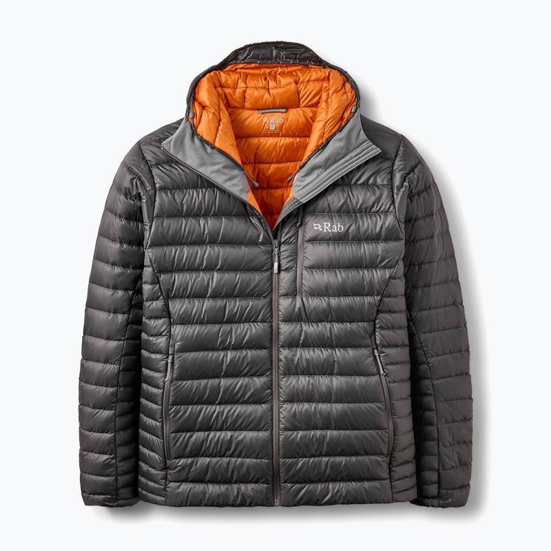 Pánská péřová bunda Rab Microlight Alpine Hoody graphene 4